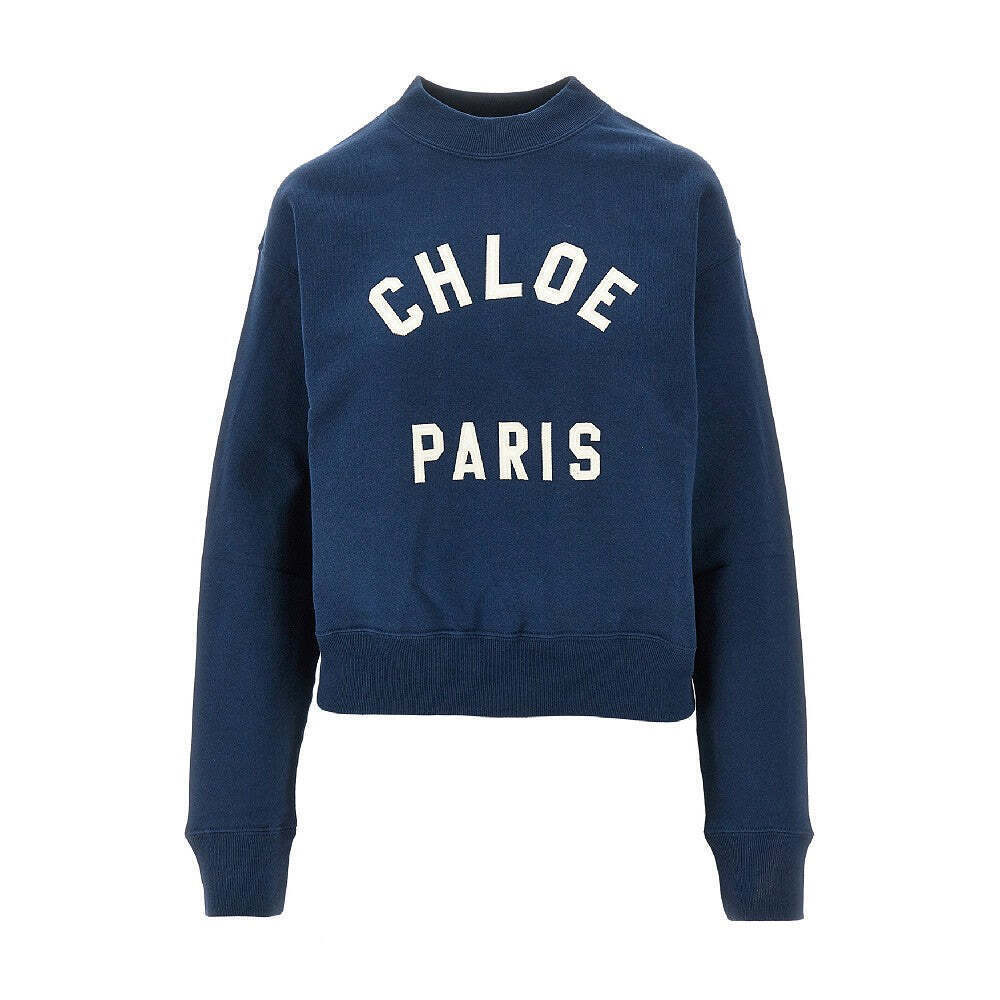 Chloe' Logo Patch Sweatshirt